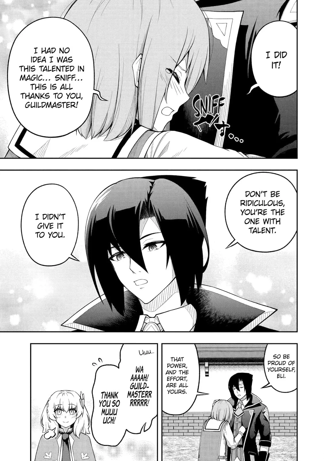 Ore wa Boukensha Guild no Akutoku Guild Master: Jinzai o Tekizaitekisho ni Tsuihou Shitara, Nazeka Mechakucha Kansha Saremashita Chapter 8 page 11
