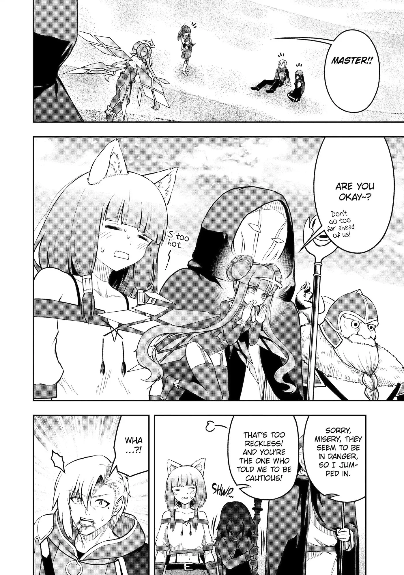 Ore wa Boukensha Guild no Akutoku Guild Master: Jinzai o Tekizaitekisho ni Tsuihou Shitara, Nazeka Mechakucha Kansha Saremashita Chapter 9.3 page 11