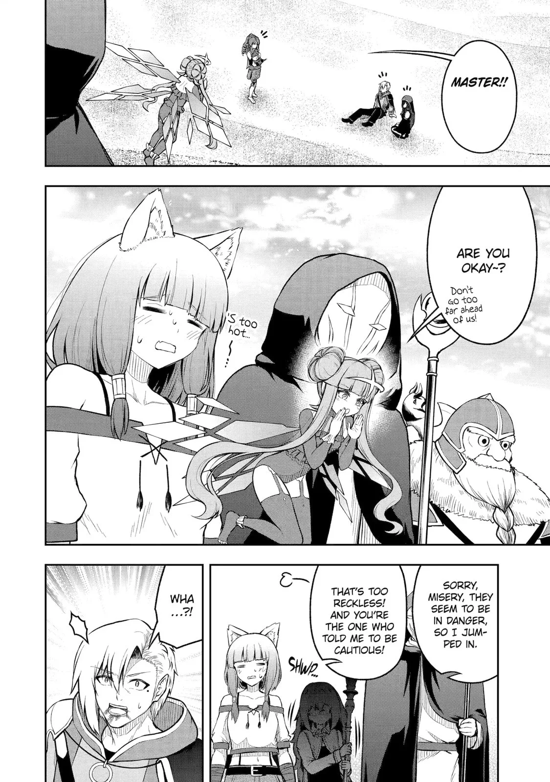 Ore wa Boukensha Guild no Akutoku Guild Master: Jinzai o Tekizaitekisho ni Tsuihou Shitara, Nazeka Mechakucha Kansha Saremashita Chapter 9 page 32