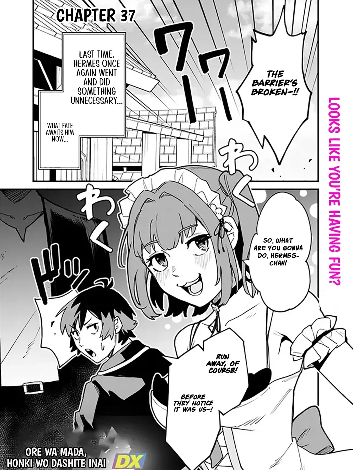 Ore wa Mada, Honki wo Dashite Inai Chapter 37 page 2