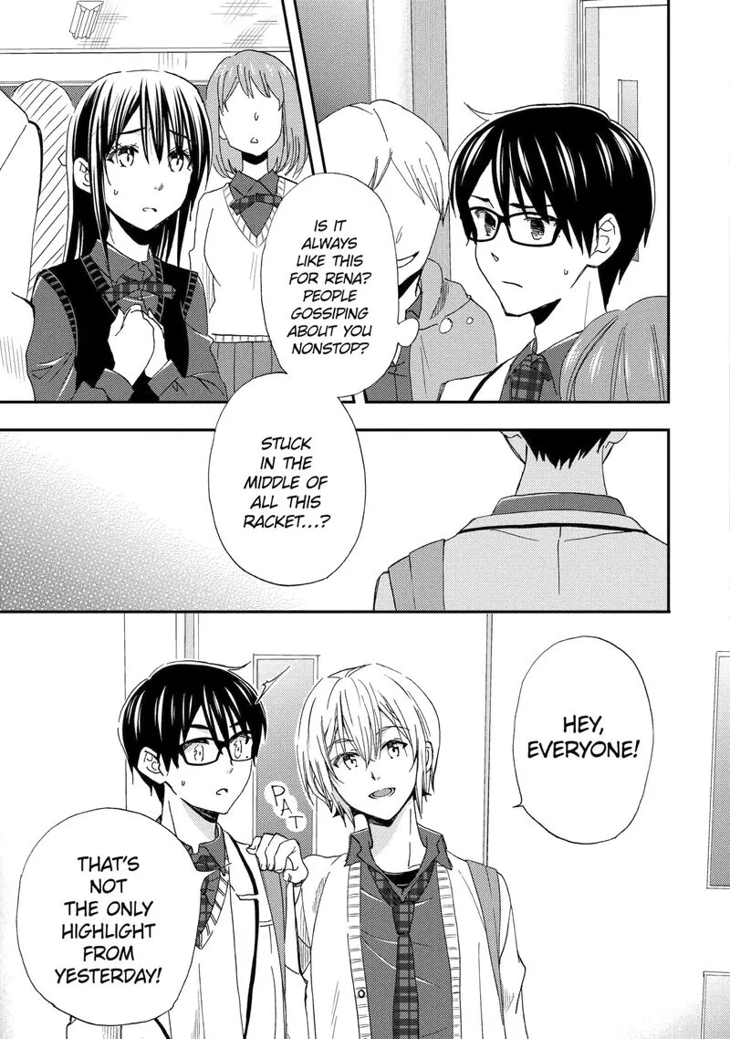Ore wa Shiranai Uchi ni Gakkou Ichi no Bishoujo wo Kudoite Itarashii Chapter 42.2 page 1