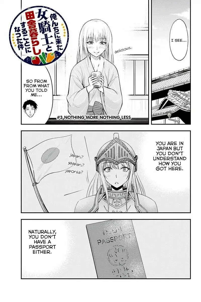 Orenchi ni Kita Onna Kishi to Inakagurashi Surukotoninatta Ken Chapter 3 page 1