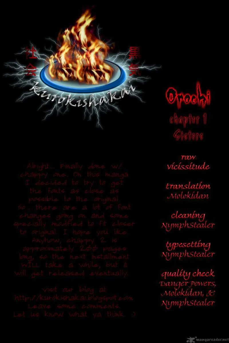Orochi Chapter 1 page 1