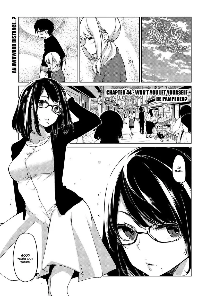 Oroka na Tenshi wa Akuma to Odoru Chapter 44 page 1