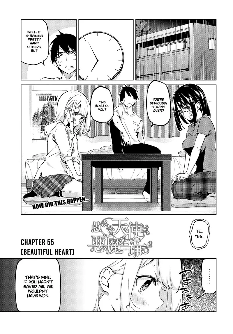 Oroka na Tenshi wa Akuma to Odoru Chapter 55 page 1