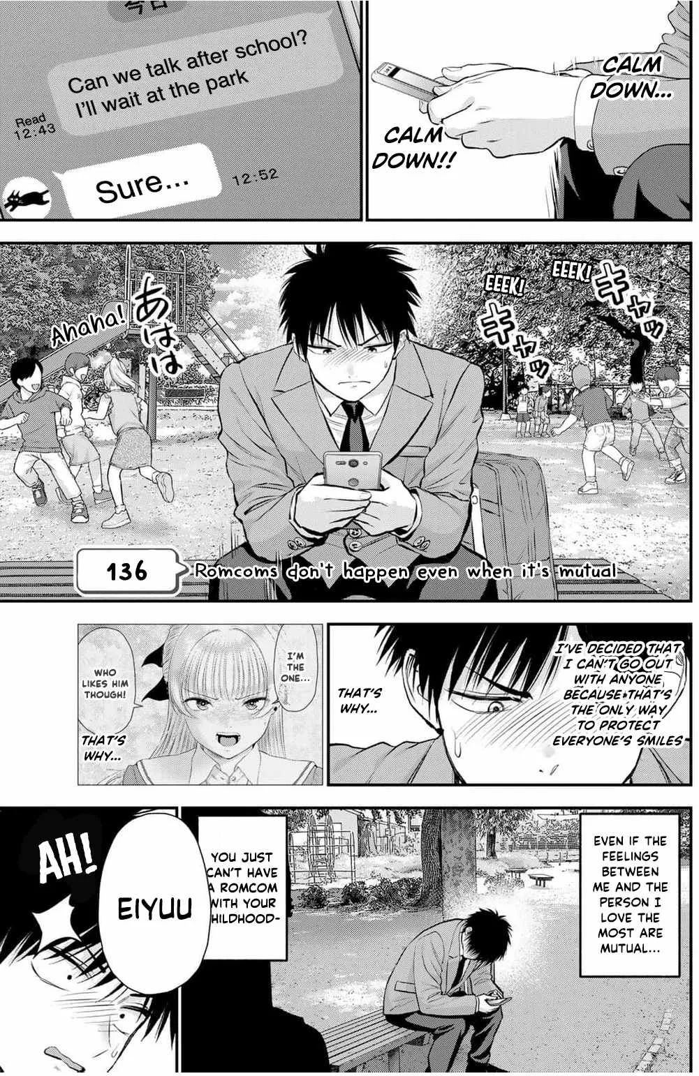 Osananajimi ga Zettai ni Makenai Lovecom Chapter 136 page 1