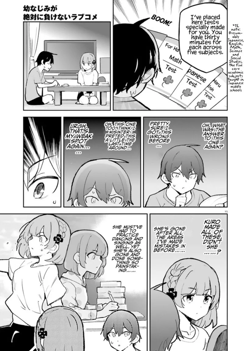 Osananajimi ga Zettai ni Makenai Lovecom Chapter 32 page 15