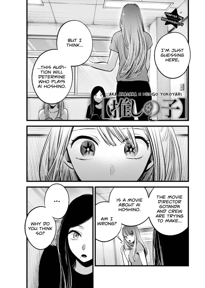 Oshi no Ko Chapter 116 page 1