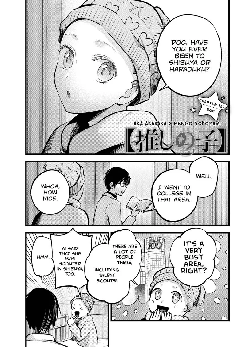 Oshi no Ko Chapter 122 page 1