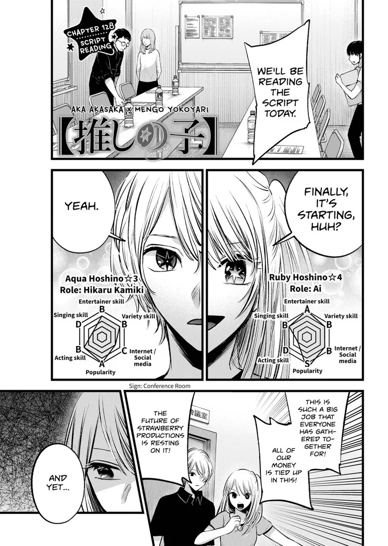 Oshi no Ko Chapter 128 page 1
