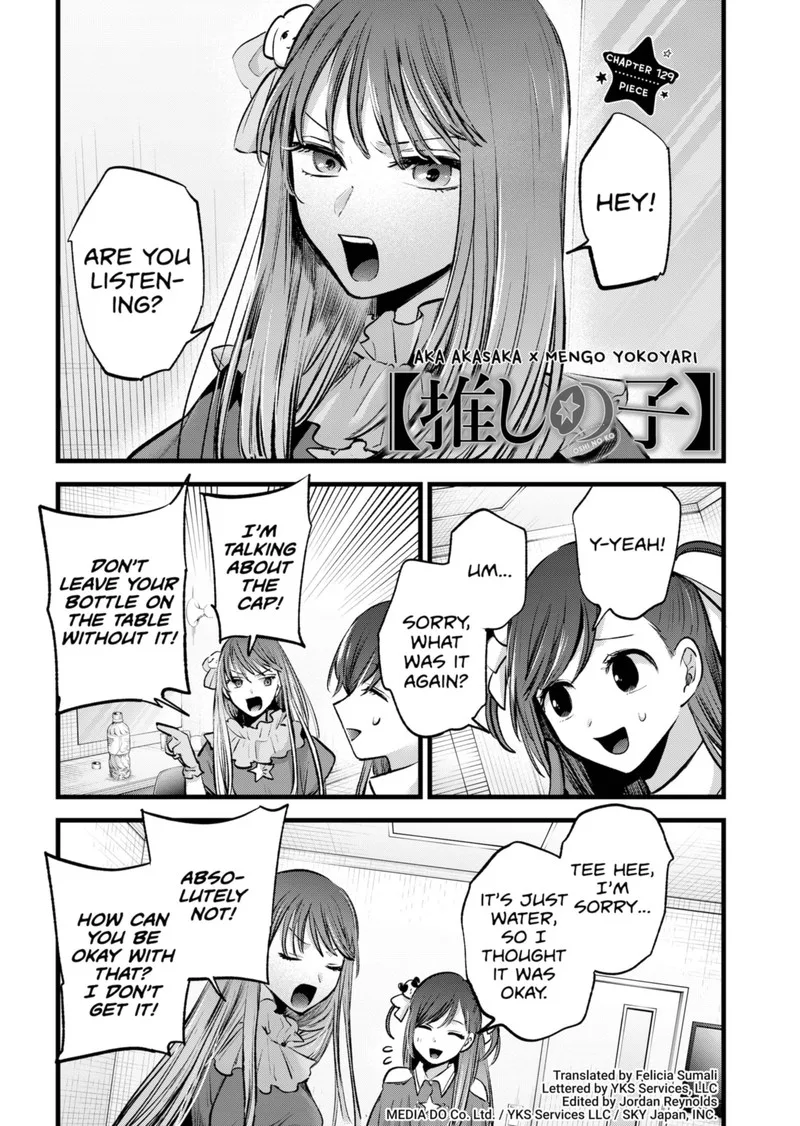 Oshi no Ko Chapter 129 page 1