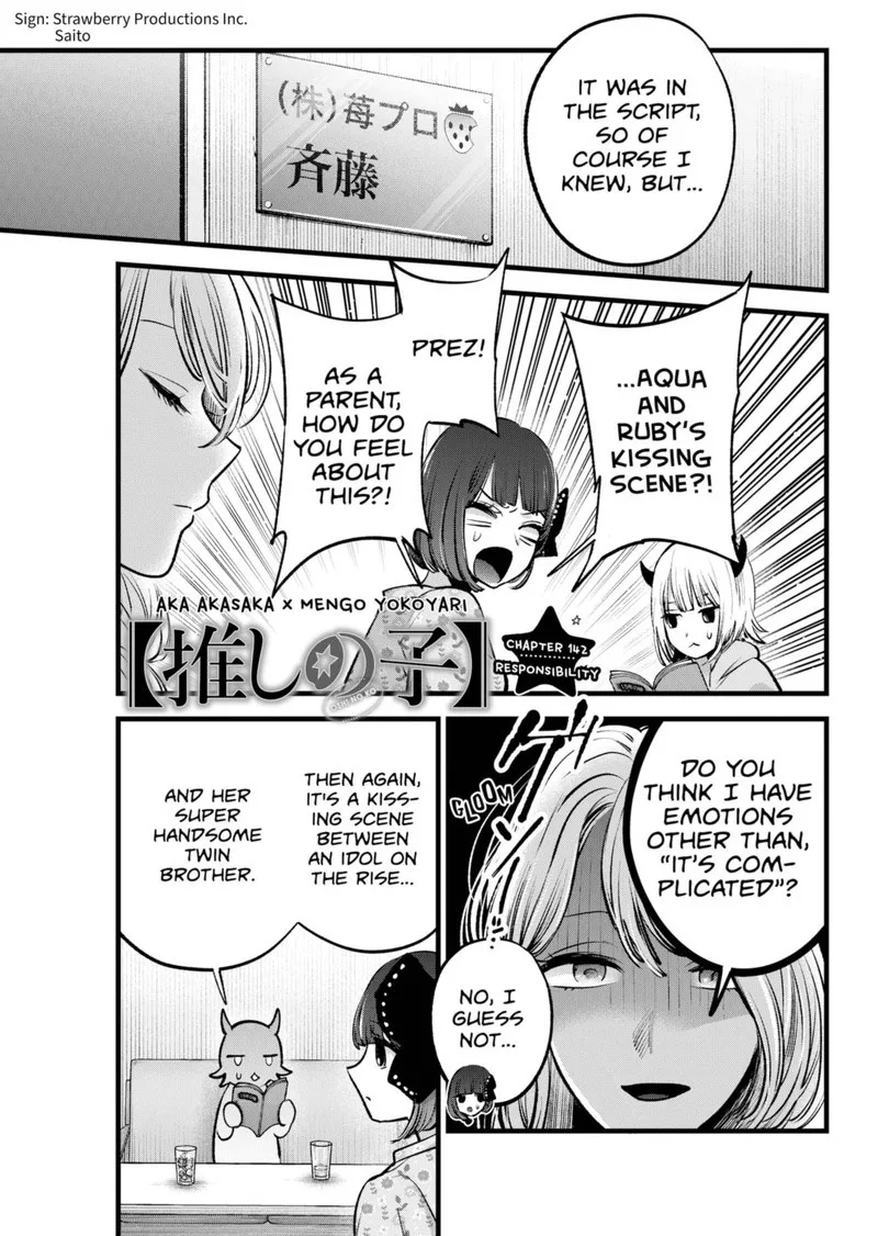 Oshi no Ko Chapter 142 page 1