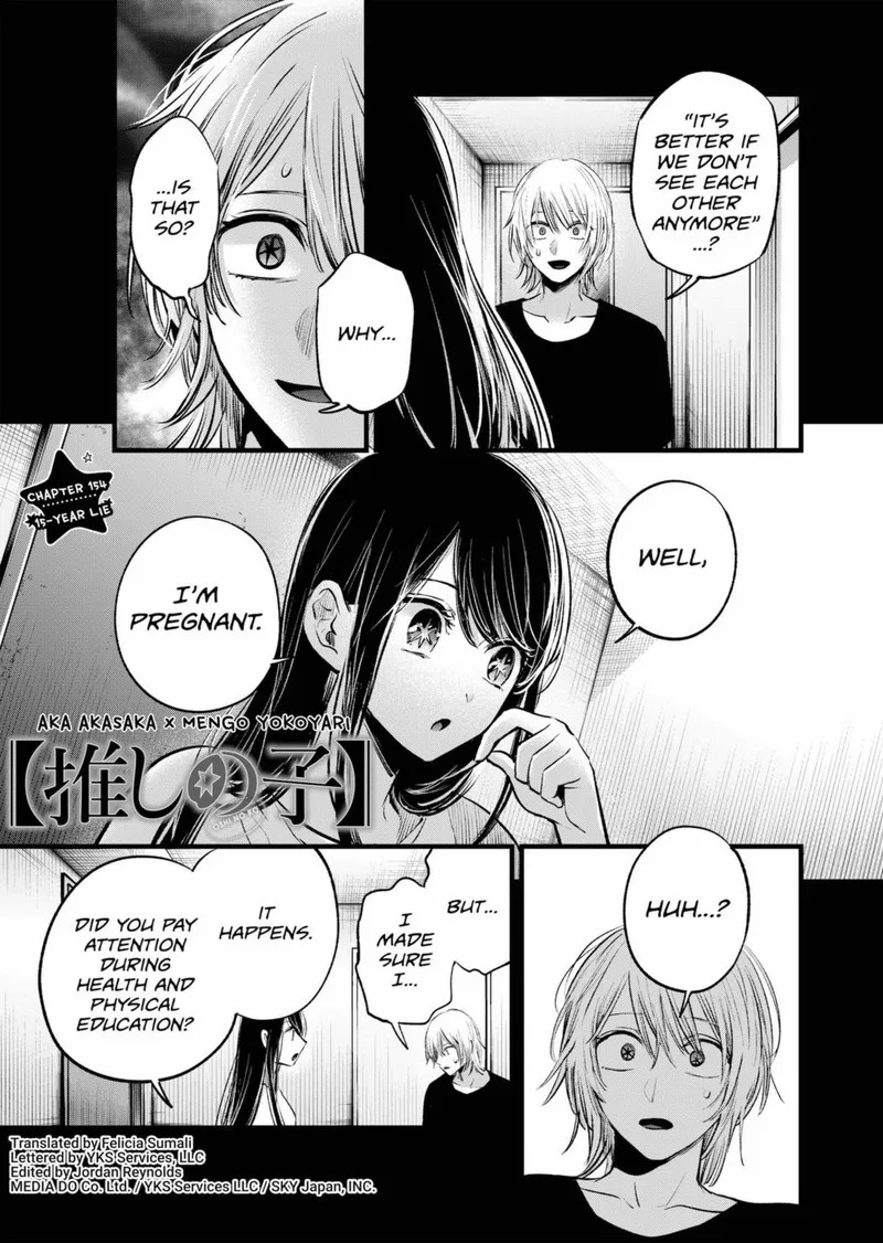 Oshi no Ko Chapter 154 page 1