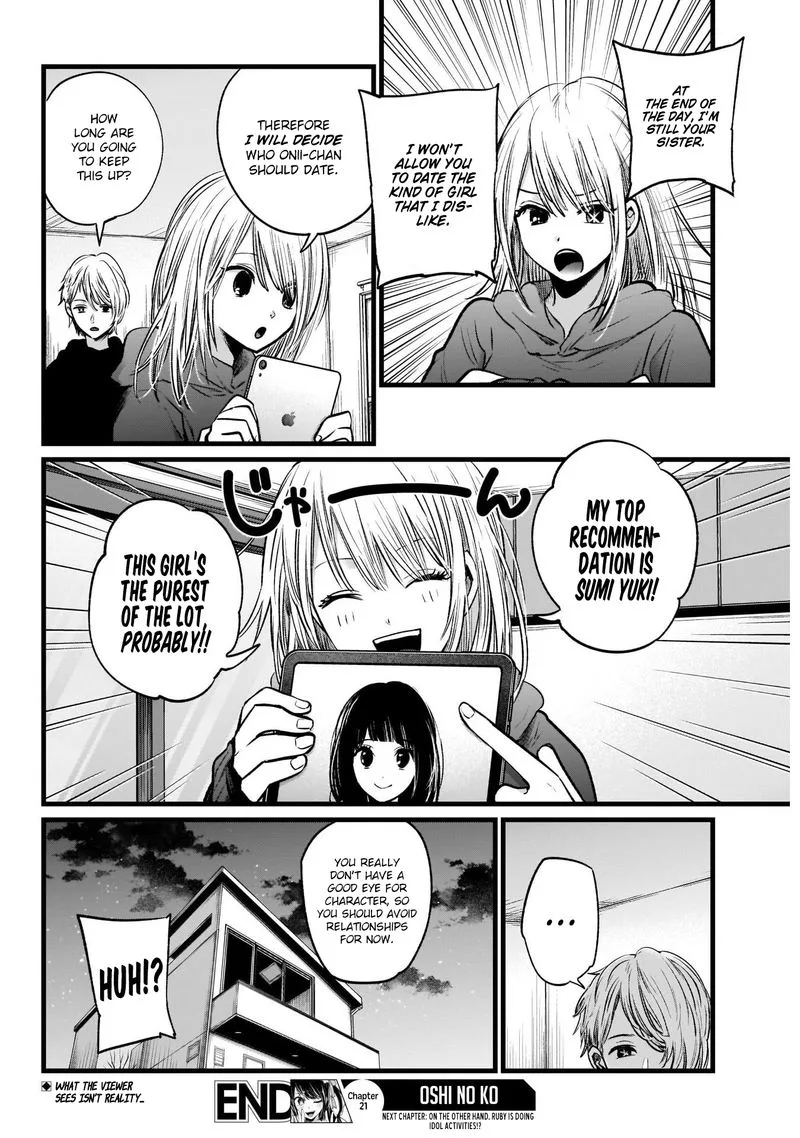 Oshi no Ko Chapter 21 page 20