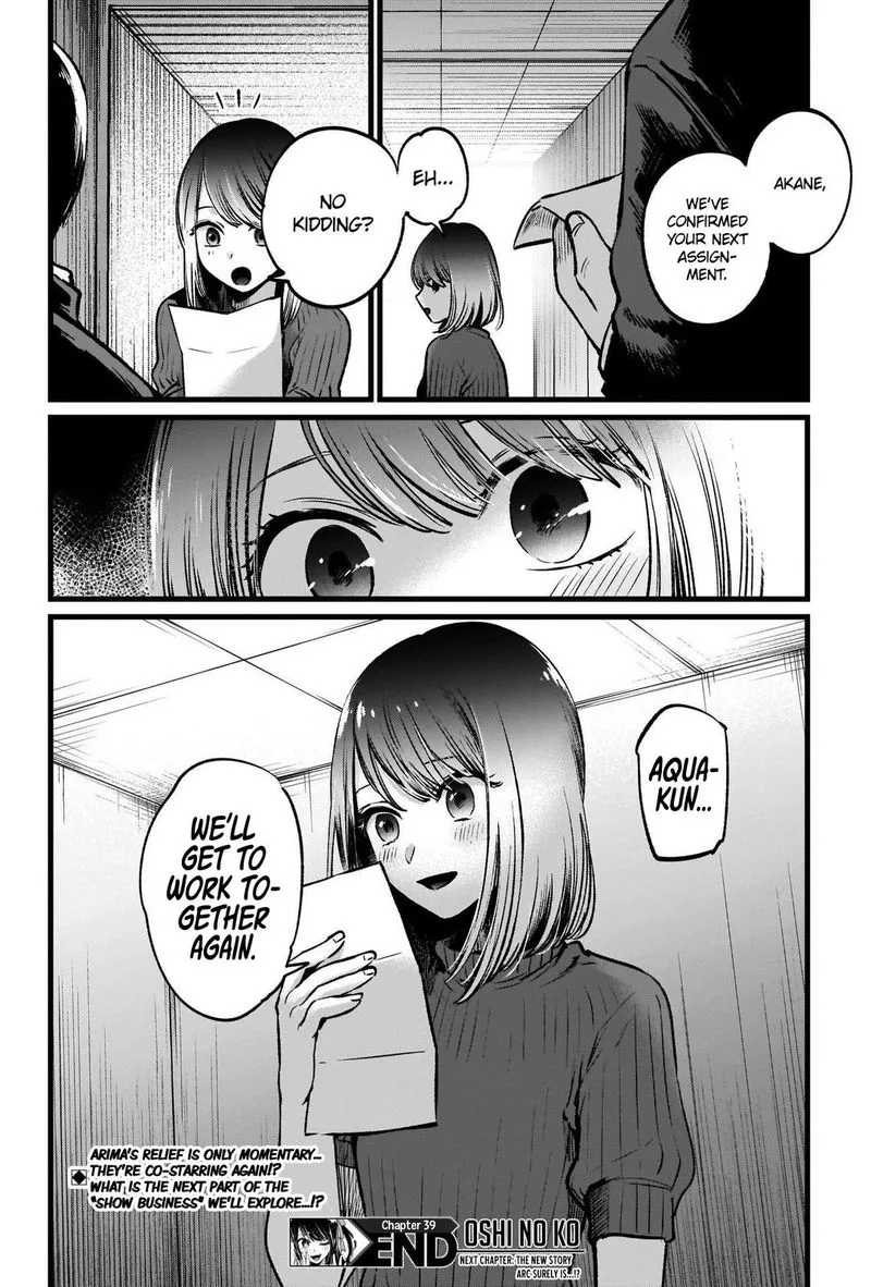 Oshi no Ko Chapter 39 page 18