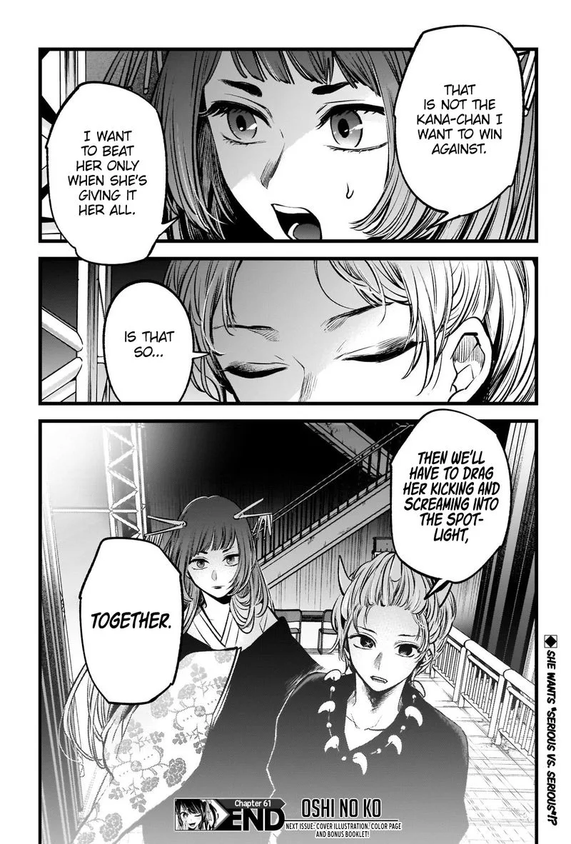 Oshi no Ko Chapter 61 page 18
