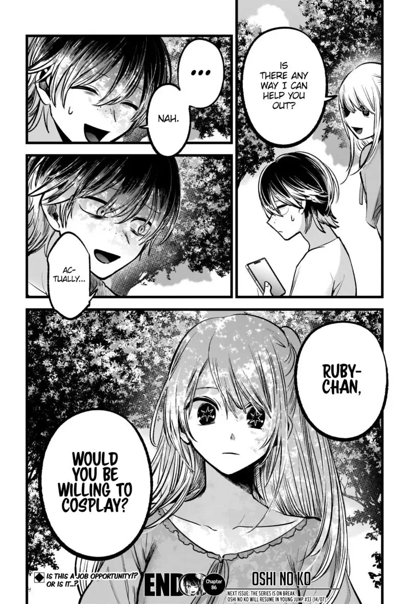 Oshi no Ko Chapter 86 page 18