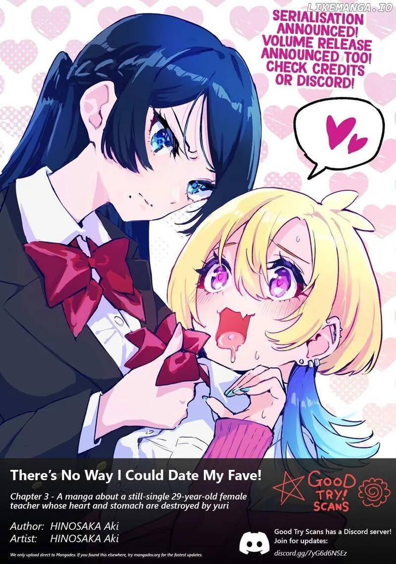 Oshi to no Yuri wa Arienai! Chapter 3 page 1