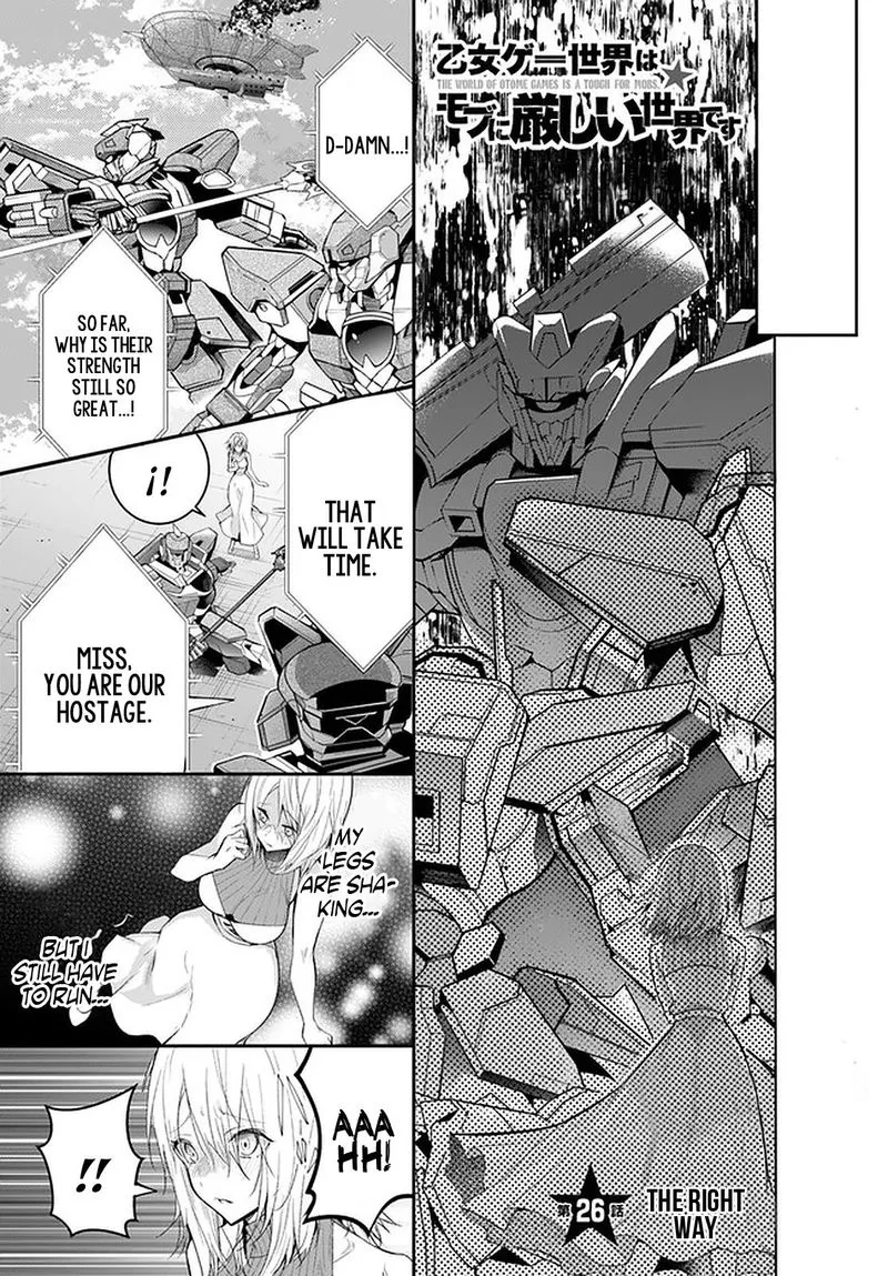 Otomege Sekai wa Mob ni Kibishii Sekai desu Chapter 26 page 1