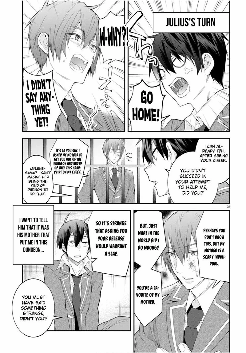 Otomege Sekai wa Mob ni Kibishii Sekai desu Chapter 48 page 23