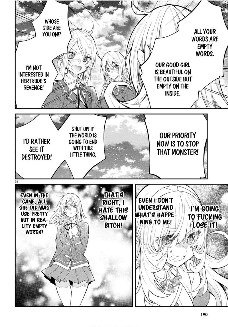 Otomege Sekai wa Mob ni Kibishii Sekai desu Chapter 62 page 24