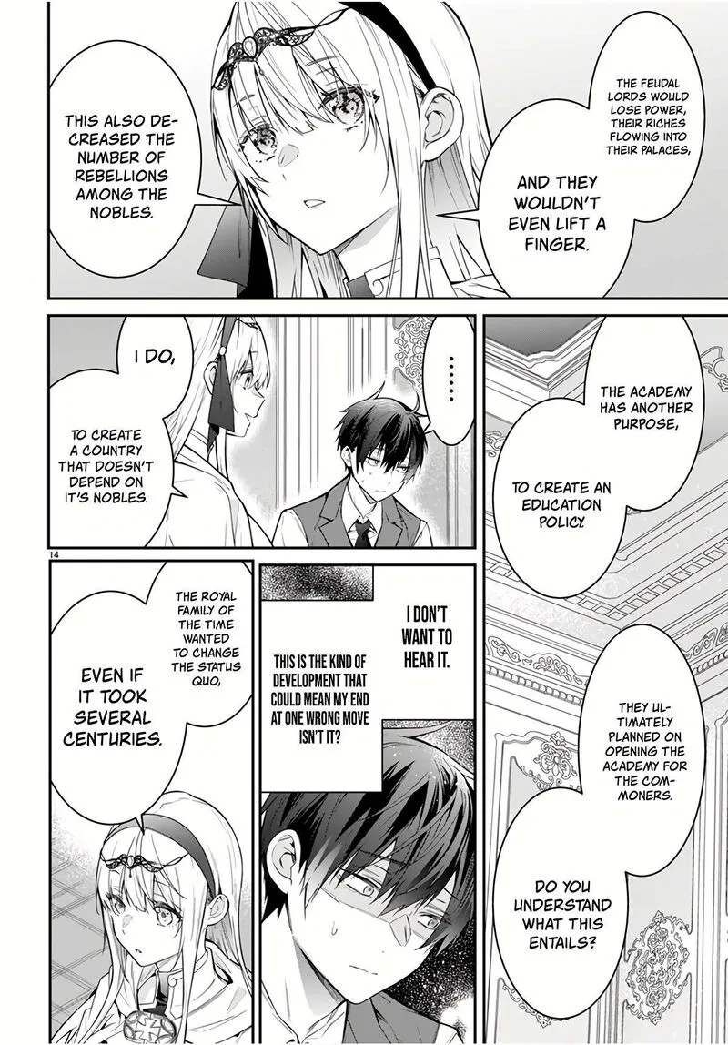 Otomege Sekai wa Mob ni Kibishii Sekai desu Chapter 64 page 14