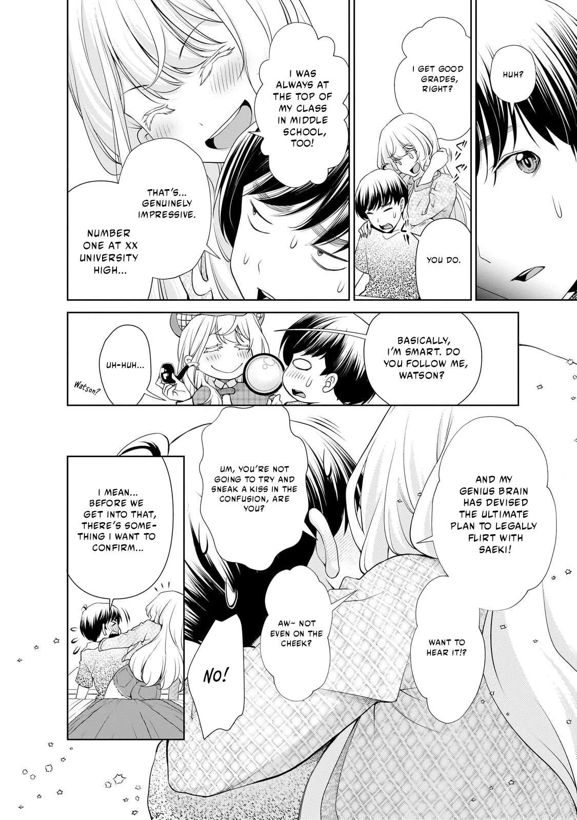 Otonari-san no gyaru ga boku o hore sasetakute zenryoku sugiru Chapter 14 page 4