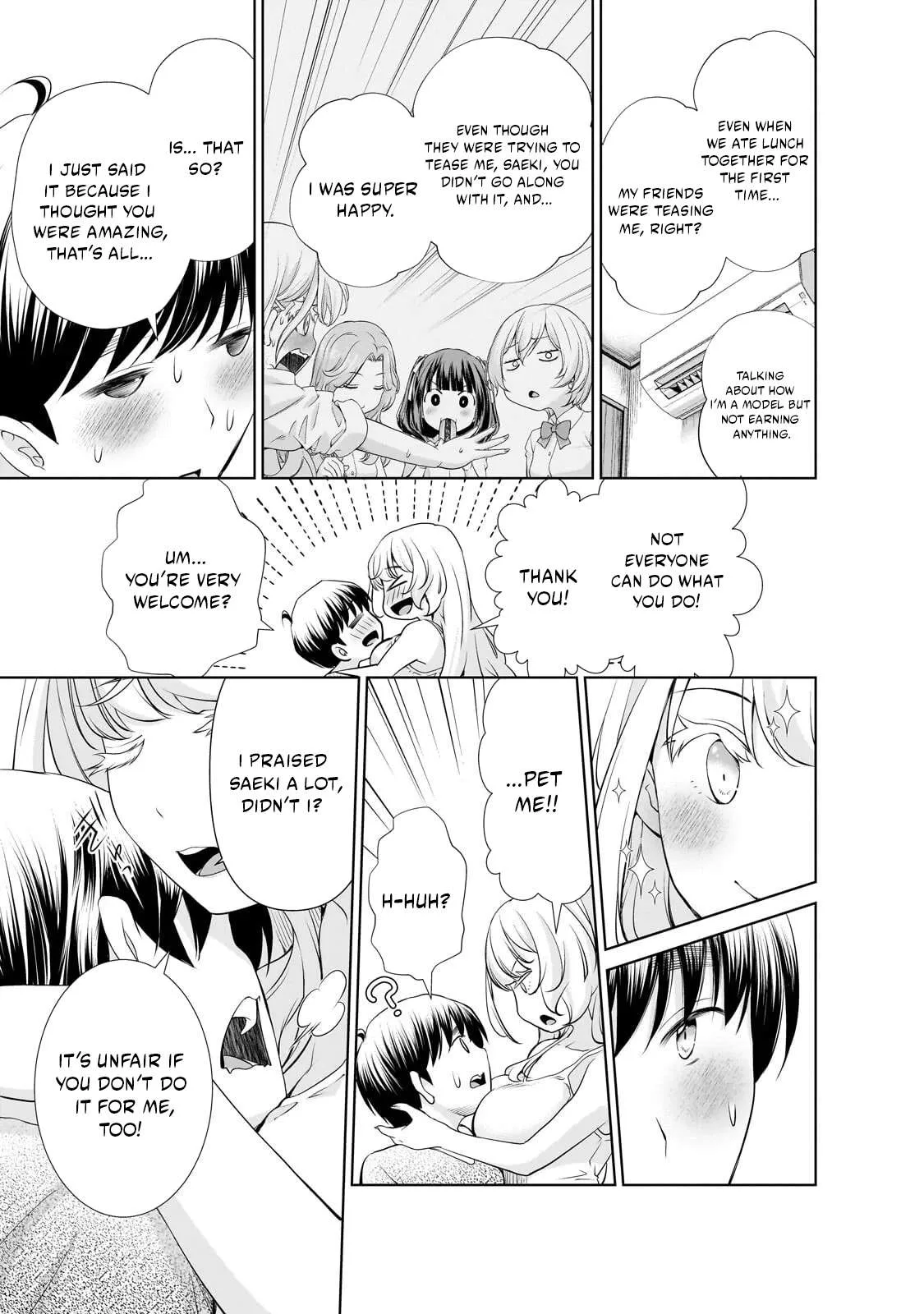 Otonari-san no gyaru ga boku o hore sasetakute zenryoku sugiru Chapter 15 page 9