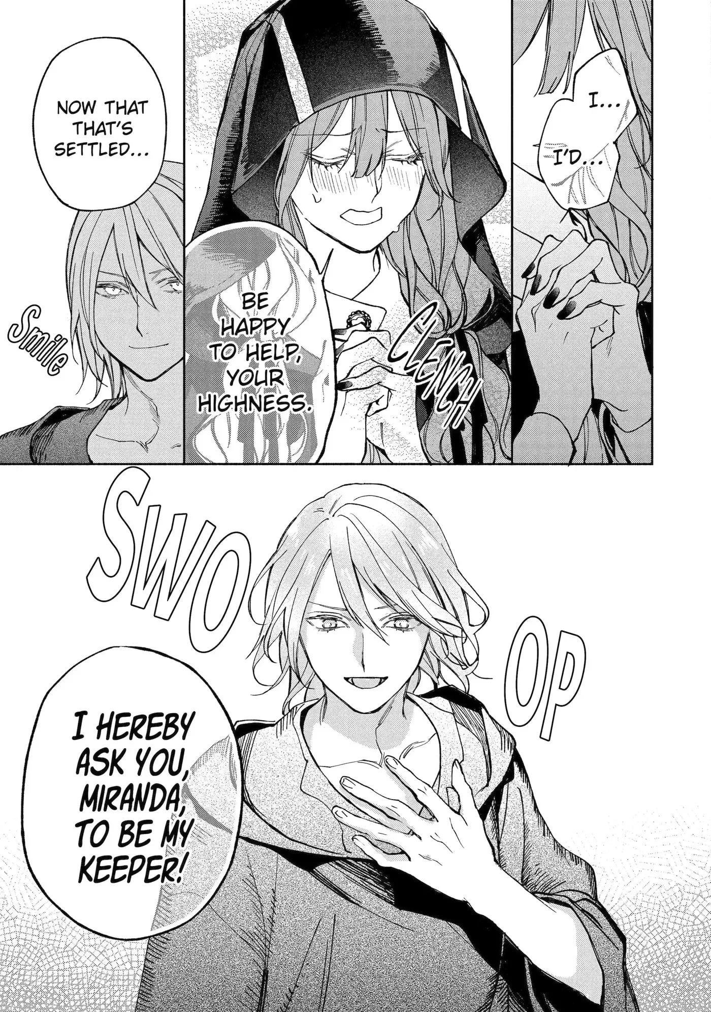 Ouji-sama no Kainushi-gakari - Norowareta Denka ga Mofumofu Body de Sasottekimasu Chapter 2.5 page 9