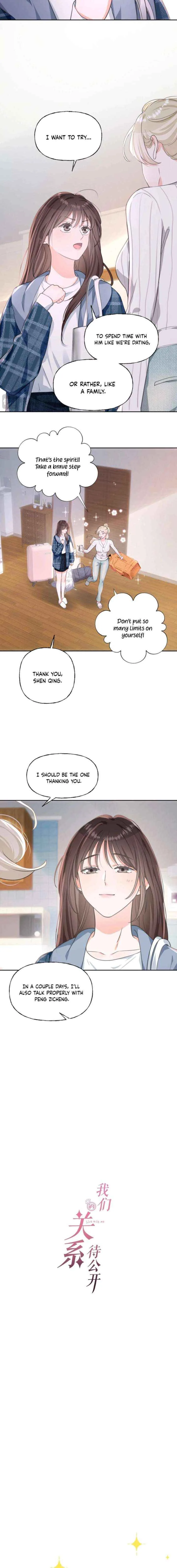 Our relationship hasn’t been made public yet Chapter 13 page 2
