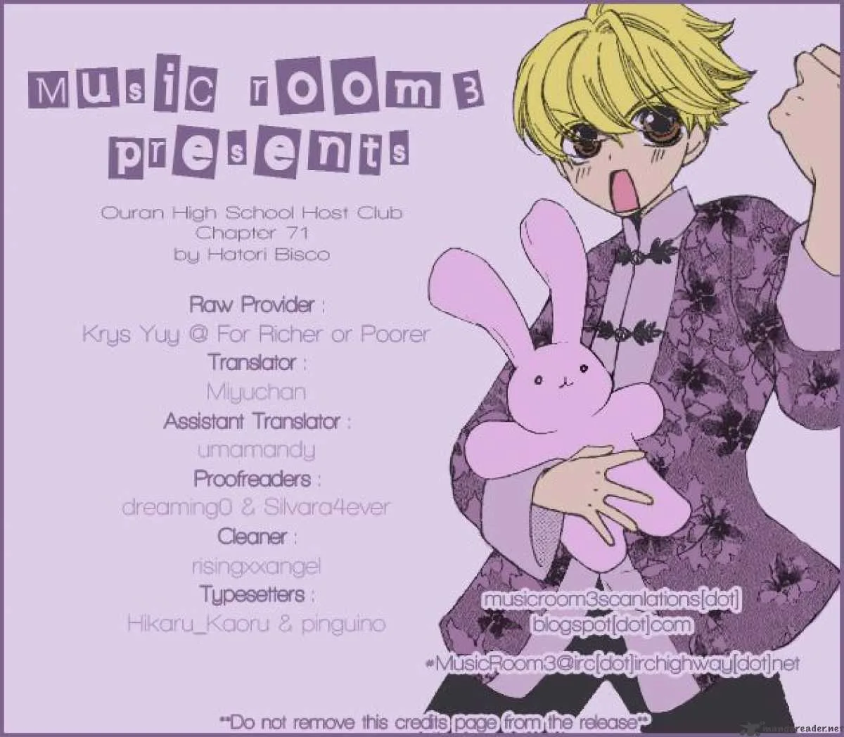 Ouran High School Host Club Chapter 71 page 31
