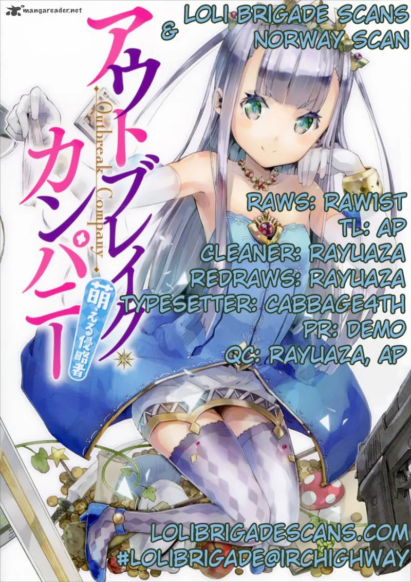 Outbreak Company - Moeru Shinryakusha Chapter 5 page 1