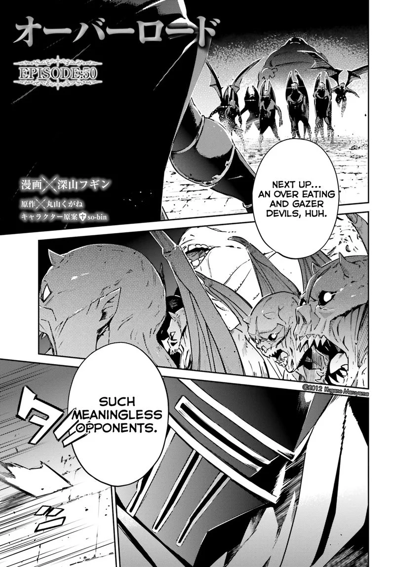 Overlord Chapter 50 page 1
