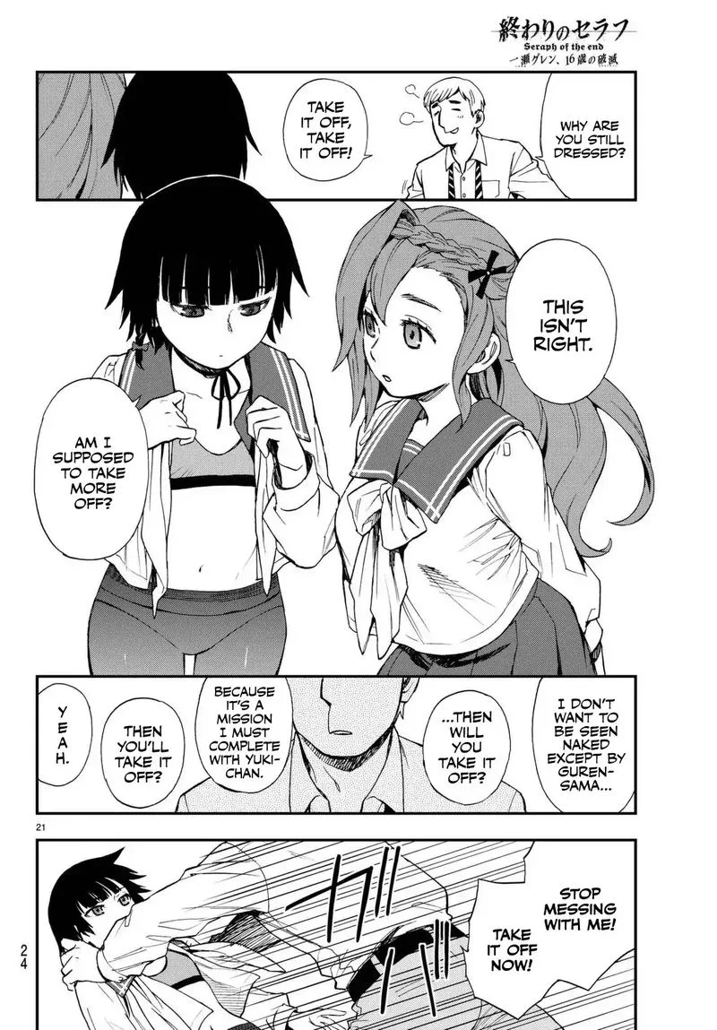 Owari no Seraph: Ichinose Guren, 16-sai no Catastrophe Chapter 1 page 22