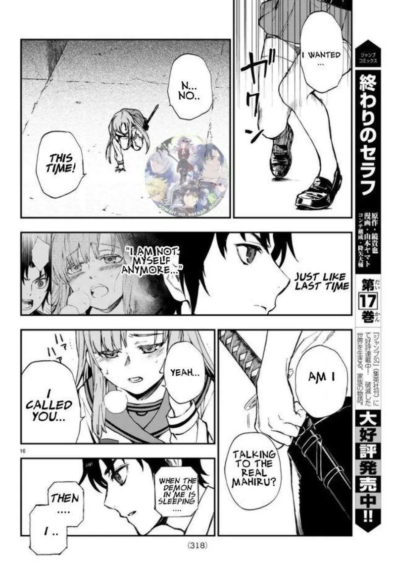 Owari no Seraph: Ichinose Guren, 16-sai no Catastrophe Chapter 17 page 16