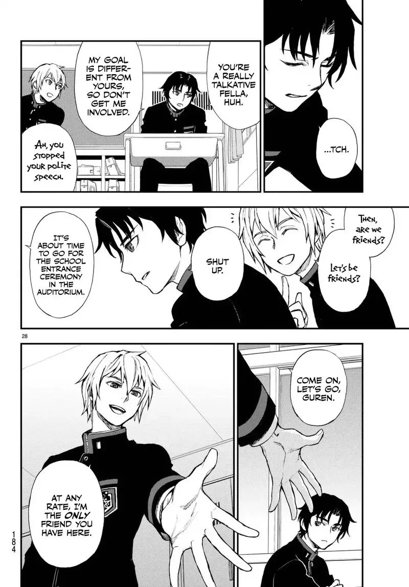 Owari no Seraph: Ichinose Guren, 16-sai no Catastrophe Chapter 2 page 28