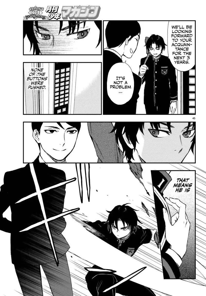 Owari no Seraph: Ichinose Guren, 16-sai no Catastrophe Chapter 2 page 45