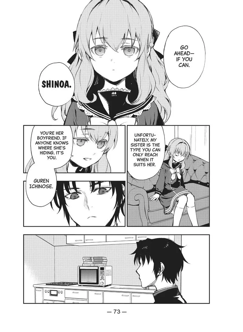 Owari no Seraph: Ichinose Guren, 16-sai no Catastrophe Chapter 28 page 3