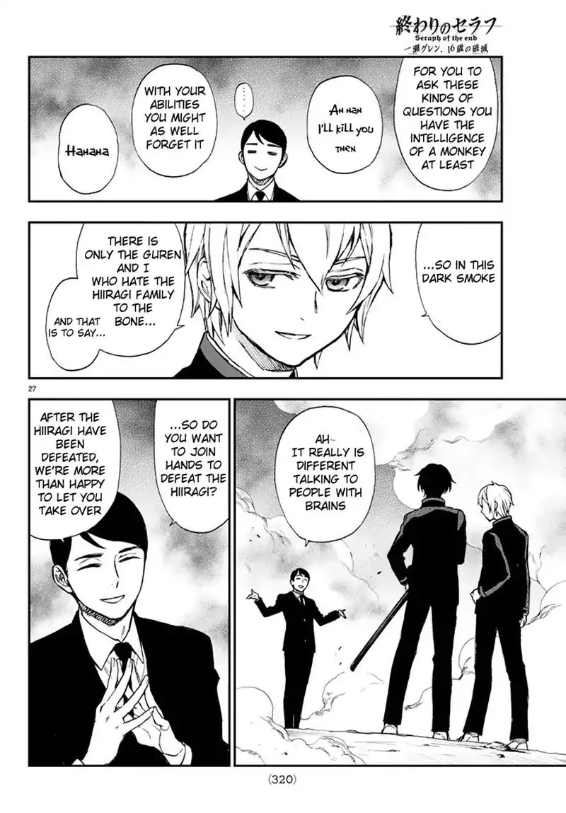 Owari no Seraph: Ichinose Guren, 16-sai no Catastrophe Chapter 5 page 27