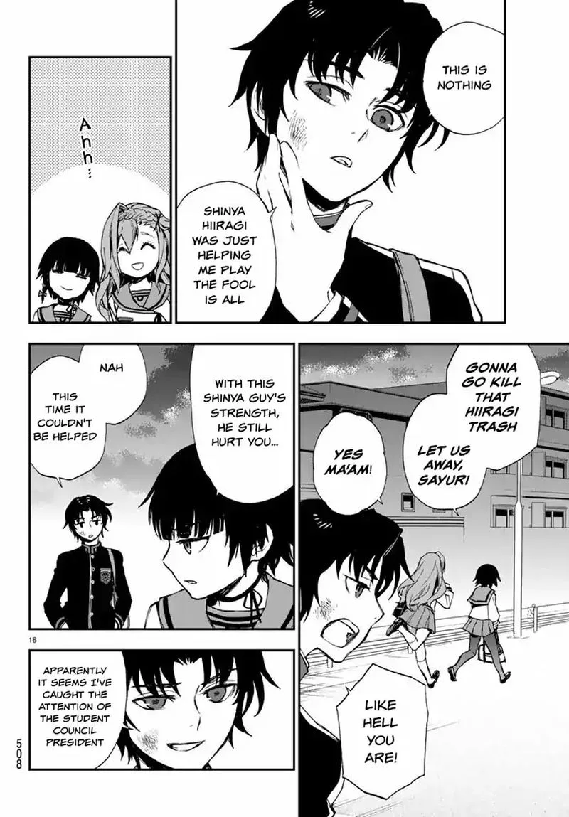 Owari no Seraph: Ichinose Guren, 16-sai no Catastrophe Chapter 7 page 16