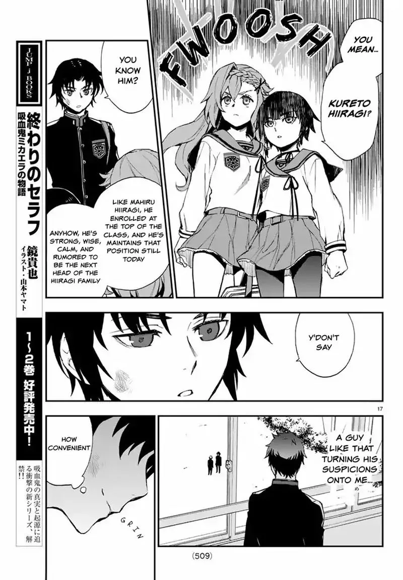 Owari no Seraph: Ichinose Guren, 16-sai no Catastrophe Chapter 7 page 17