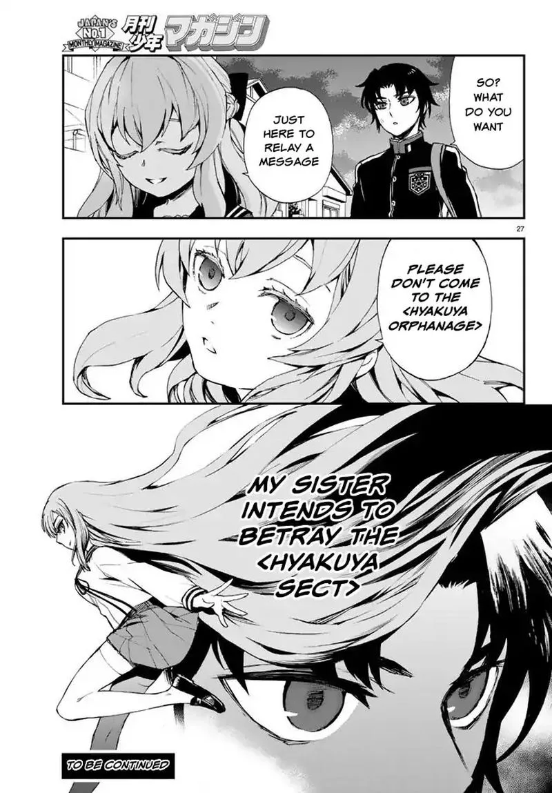 Owari no Seraph: Ichinose Guren, 16-sai no Catastrophe Chapter 7 page 27
