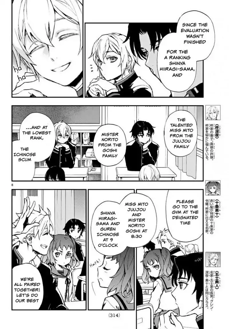 Owari no Seraph: Ichinose Guren, 16-sai no Catastrophe Chapter 8 page 8