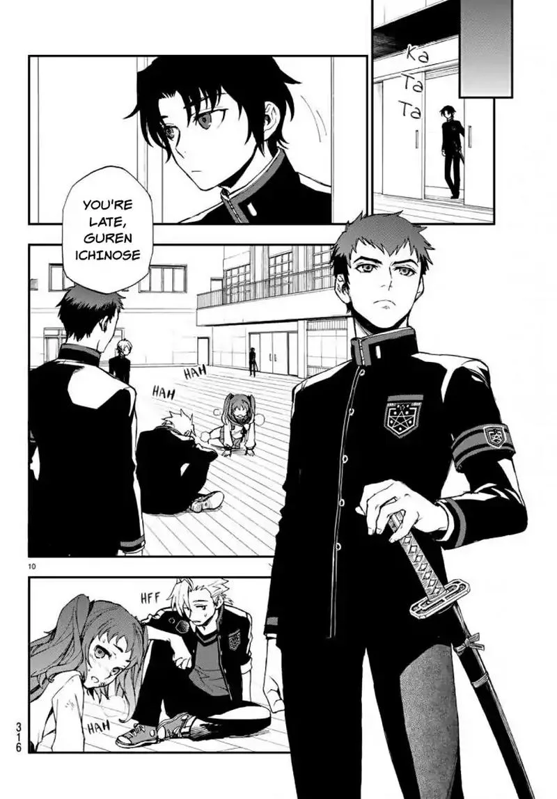 Owari no Seraph: Ichinose Guren, 16-sai no Catastrophe Chapter 8 page 10