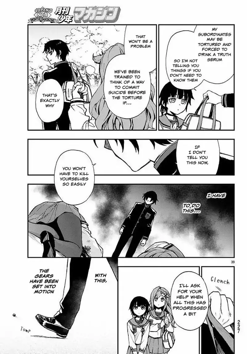 Owari no Seraph: Ichinose Guren, 16-sai no Catastrophe Chapter 9 page 39