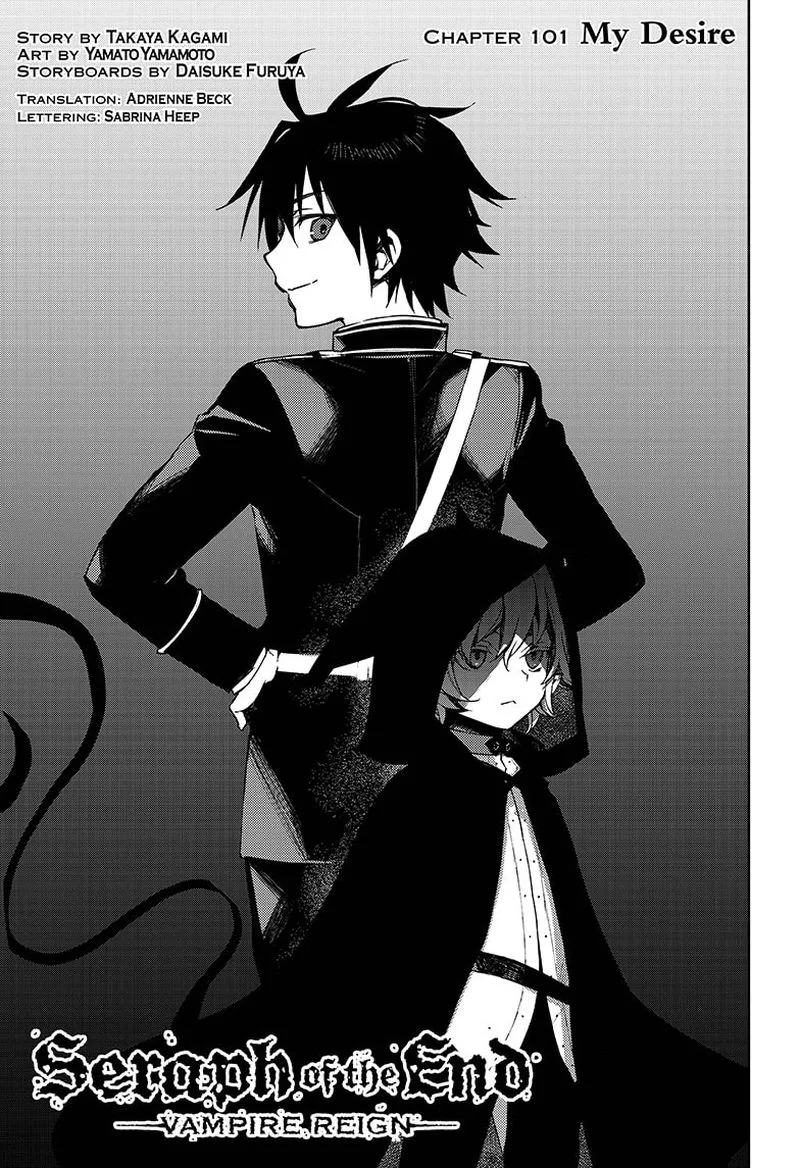 Owari no Seraph Chapter 101 page 1