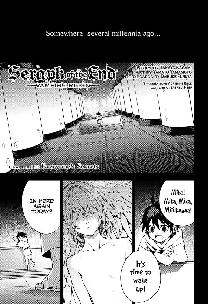 Owari no Seraph Chapter 113 page 1