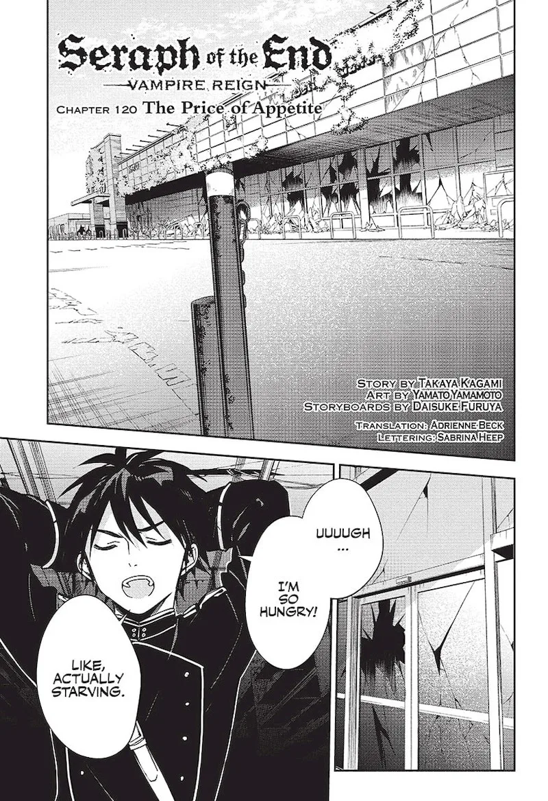 Owari no Seraph Chapter 120 page 1