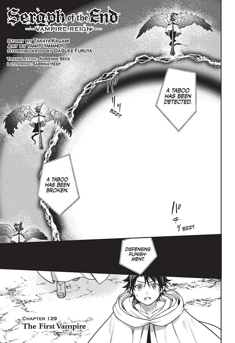 Owari no Seraph Chapter 129 page 1