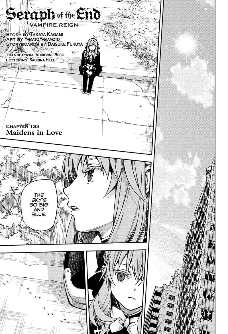 Owari no Seraph Chapter 133 page 1